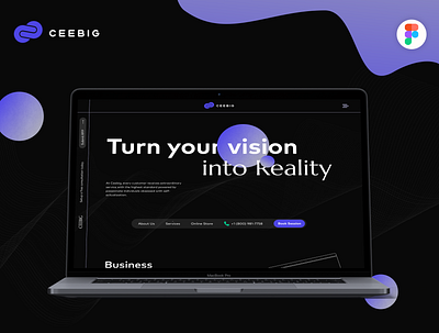 CEEBIG Technology Website technology website ui ui ux user interface