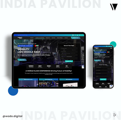 India Pavilion, Your Gateway to the Future of Mobility. brandig graphic design product design