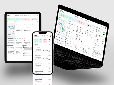 Project Management - SaaS based Application pms project management project manager saas app uiux design