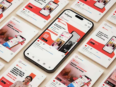 Social Media Poster - Digital Marketing ads app banner design digital marketing facebook graphics instagram linkedin photoshop poster social media