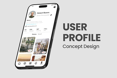 User Profile App Design 3d app challenge dailyui design dialyui figma mobile profile tumblr ui user userprofile ux xd