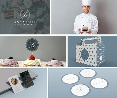 The Cake Atelier bakery brand identity branding brownie cake cakelove cupcake custom logo design dessert graphic design illustration logo logo design logos logotype monogram muffin pastry sweet