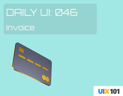 Daily UI: #046 | Invoice | #UIX101 046 dailyui figma invoice mobile app ui design uix101 user experience user interface