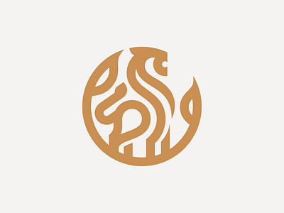 Heraldic 🦁 brand identity logo spgmarks