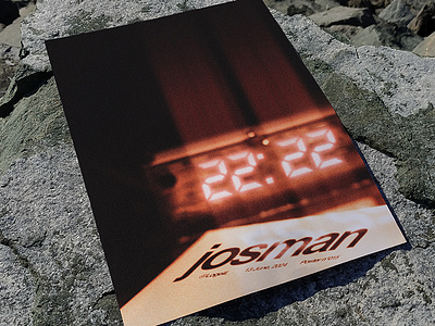 Josman 22H22 | Poster 015 dark design graphic design hour josman music photoshop poster