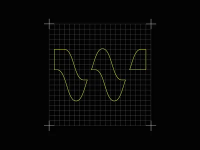 Warmsonic design geometry grid logo mark modern symbol