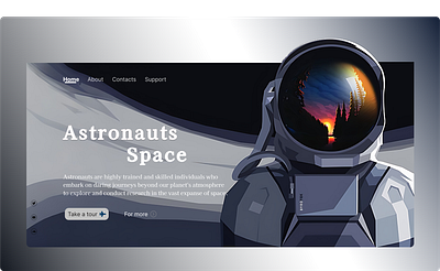 🔖 Astronauts Space 3d animation branding graphic design motion graphics ui