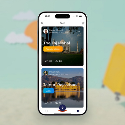 Travel Guide – Flutter Widget – Interactive UI Animation Bundle android animation app bundle code dart demo design flutter guide hotels interactive ios places travel ui ux