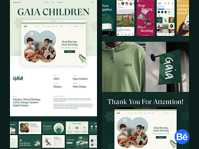 Gaia - behance case study branding case ecommerce product design shop store study web design website