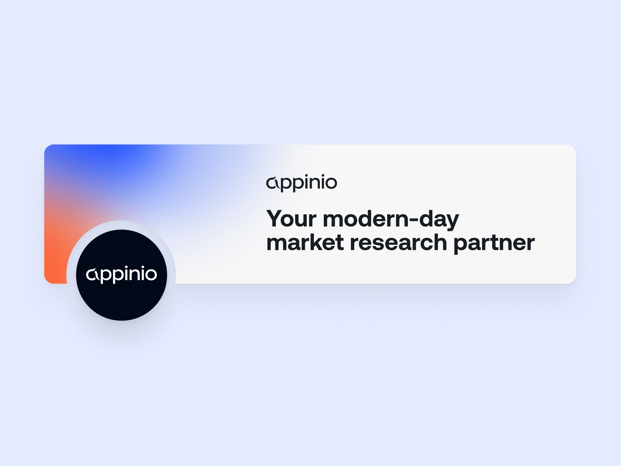 Appinio LinkedIn Banner appinio banner branding claim clean design flat design gradients linkedin market research minimal profile