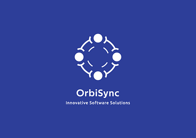 OrbiSync - Logo & Brand Design 2d brand brand identity brand identity design branding brandmark creative design graphic design graphic designer illustration logo logo design logo designer logomark print software tech technology