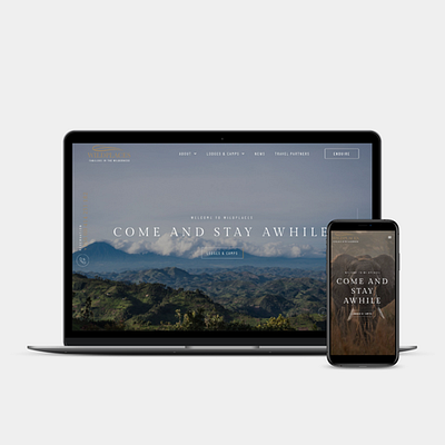 Wildplaces branding logo motion graphics ui website design