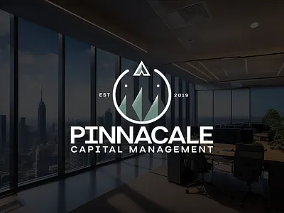 Pinnacle Capital Management adobe logo brand identity branding branding design corporate logo design graphic design icon illustrator logo logo design minimal minimal design minimalist logo simple simple logo typography