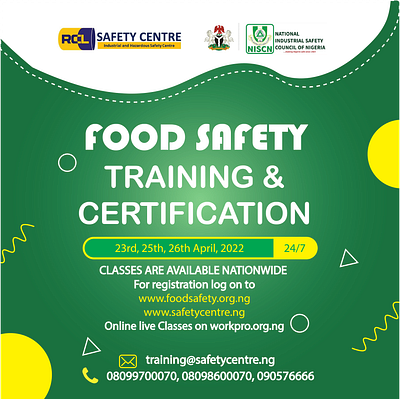 Food Safety Training Campaign branding graphic design illustration typography