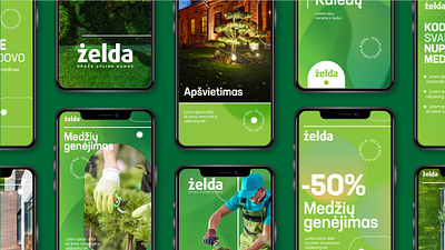 ZELDA branding design graphic design