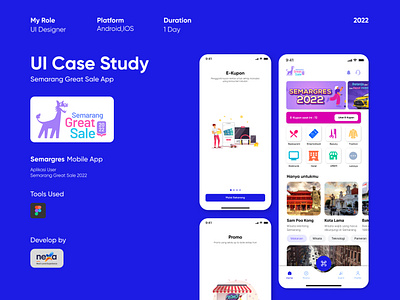 Case Study: Redesign Semargres Mobile App case study city app discount app information marketplace navigation bar redesign semarang shopping travel