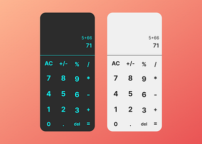 Calculator UI app calculator ui dailyui design ui ui design ux ux design website design