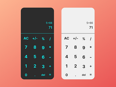 Calculator UI app calculator ui dailyui design ui ui design ux ux design website design