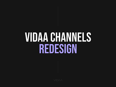 VIDAA Channels - redesign app content design epg live redesign television tv ui ux vod