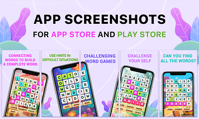 App Screenshots for Apple store, Play store adobe photoshop adobe xd amazon store android app app store game graphic design ios ipad mobile mobile screen shoot play store screen screen shoot tablet