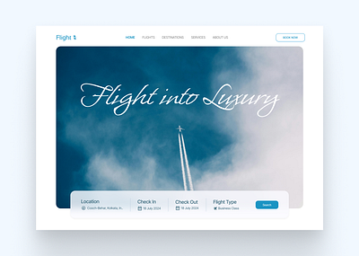 Flight Booking Landing Page app branding design graphic design landing page product design ui ui design ui ux ux ux design