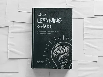What Learning could be (BOOK COVER) art book cover brand branding concept design freelancer graphic design illustration vector