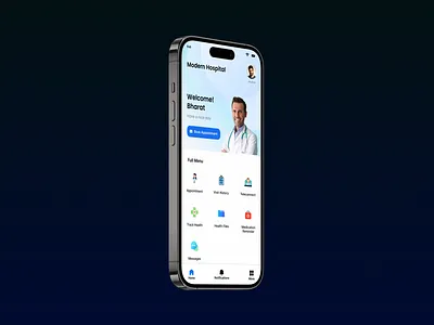 Clinic Management App branding graphic design ui