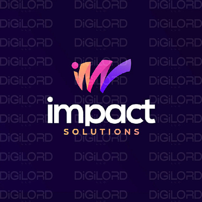 Impact Solutions - Logo Design logo