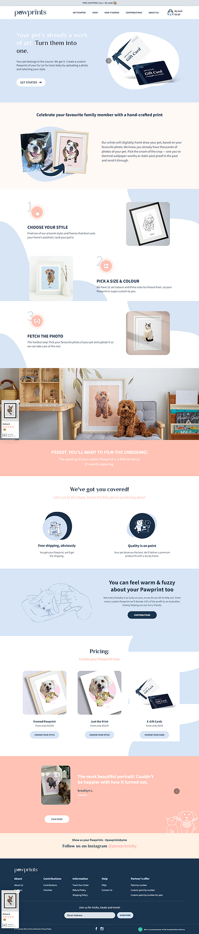 Shopify Dog Pagefly landing live site animation branding dropshipping store graphic design motion graphics one product store product listing product resell shopify dropshipping shopify store shopify store design shopify store redesign store design