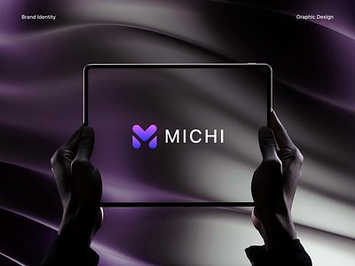 Michi | Crypto Trading Brand Identity brand identity branding crypto website logo design purple branding ui ux