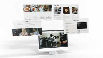 Zerno app coffee shop design development marketing shop ui ux design web design website wordpress