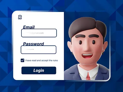 fantasy login page login sing in ui