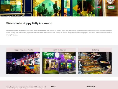 Restaurant Website development by India branding laravel logo restaurant ui webdesign