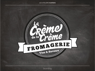 La Crème de la Crème brand identity branding graphic designbrand design identite graphique identite visuelle identity