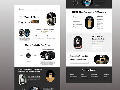 Perfume App design figma productdesign ui ux
