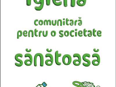 Banner for Hygiene project graphic design illustration