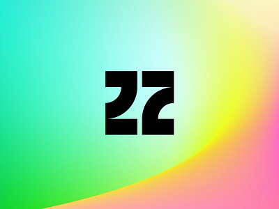 2Z palindrome monogram (unused) 2z branding gradient icon logo logoicon mark minimalistic monogram palindrome smart technology timeless web3