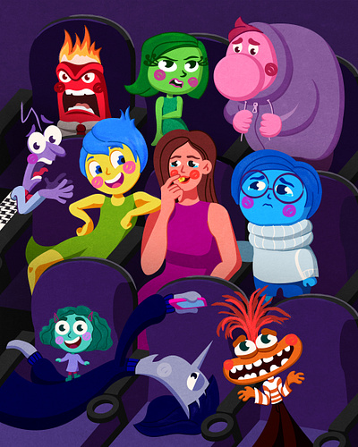 Inside Out 2 inside out 2 vector