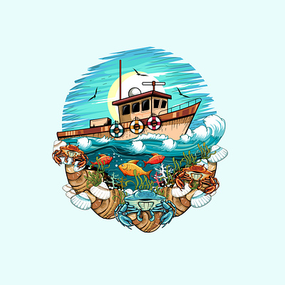 Illustration Nautical graphic design nautiical