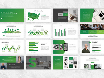 Elco - Multipurpose Business PowerPoint Template branding business design graphic design powerpoint presentation