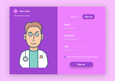 Sign Up UI app dailyui design ui ui design ux ux design website design