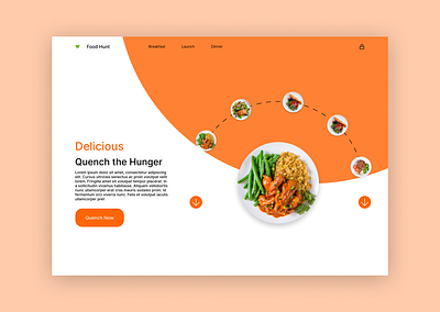 Food Web UI app dailyui design ui ui design ux ux design website design