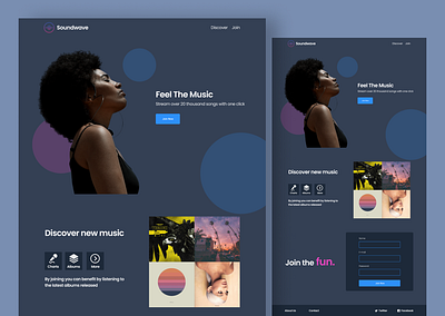 Music Web UI app dailyui design ui ui design ux ux design website design