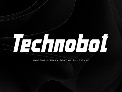 Technobot Font branding design font font design graphic design hello dribbble illustration logo modern robot sci fi space techno type typography ui