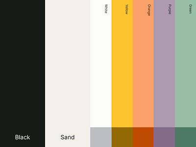 Atticus Color Palette b2b b2b branding brand brand identity case study color color exploration color palette nymbus nymbus labs visual identity