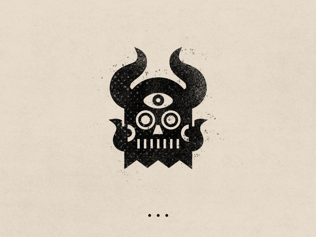 SMBLS #1.1 abstract bizarre branding creature design graphic design logo mark monster symbol texture vintage