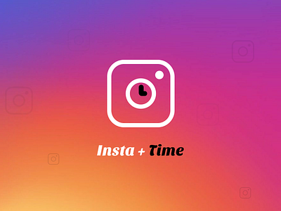 Instatime icon 3d ai animation art branding colors design dribbble graphic design icon icons illustration instagram instatime logo time ui vector