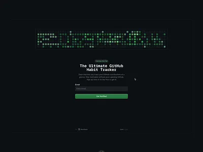 Waitlist page - DeskHub developer tool framer framer site ui design uiux design waitlist waitlist page web design website