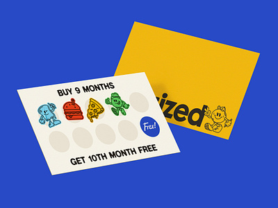 Bitesized brand branding business cards cute design food fun icon identity illustration logo loyalty mascot
