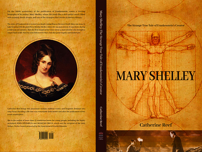 Mary Shelley: The Strange True Tale of Frankenstein's Creator art book cover brutalism dark mode ecommerce figma graphic design hero section illustration landing page layout minimalism photography photoshop redesign typography ui web design wow effect